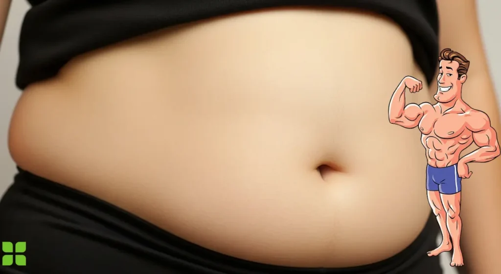 Women's belly fat