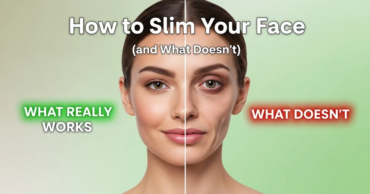 how to slim your face